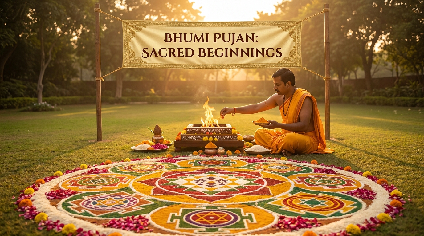 Bhumi Puja ceremony image 2 for Hindi Pandit Ji Bangalore