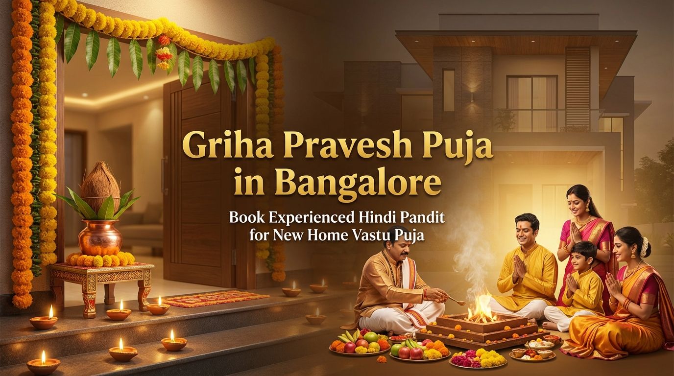 Griha Pravesh Puja ceremony image 2 for Hindi Pandit Ji Bangalore
