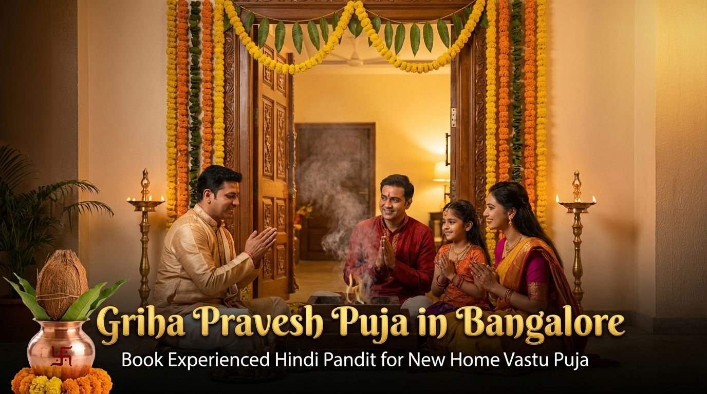 Griha Pravesh Puja ceremony image 3 for Hindi Pandit Ji Bangalore