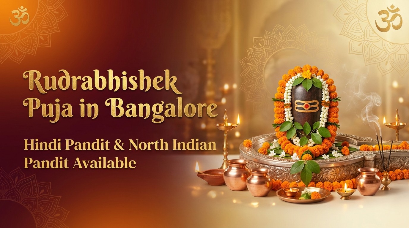 Rudrabhishek Puja banner dedicated to Lord Shiva
